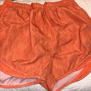 Orange Nike Shorts
